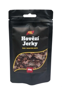 Hovězí Jerky z vyzrálého masa Klasik s kampotským pepřem50g
